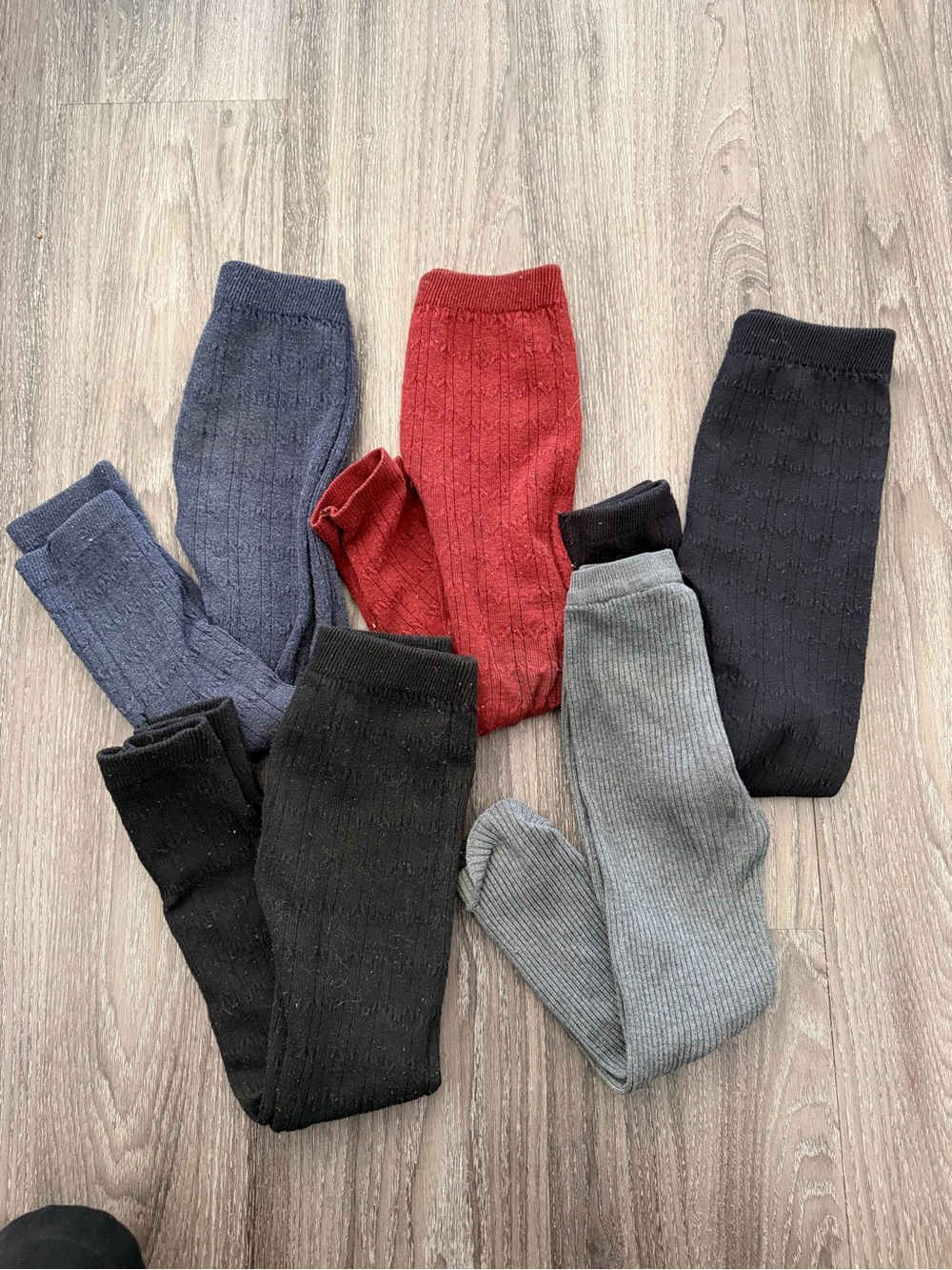 4T Ribbed Socks 5-Pair Lot